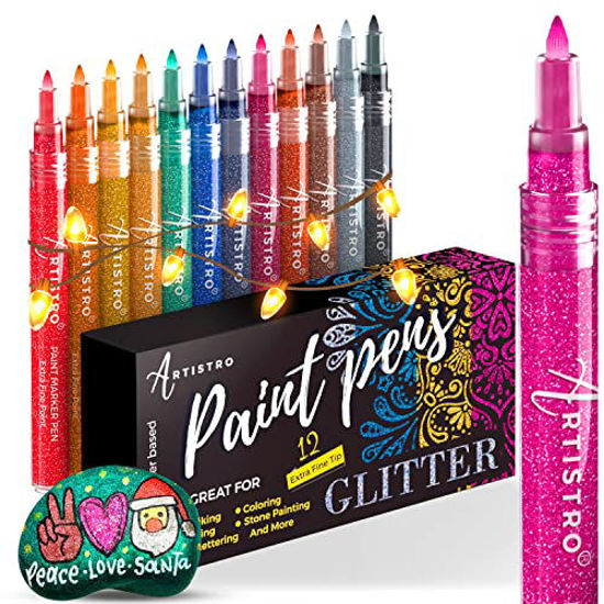 Desire Deluxe Acrylic Paint Pens for Rock Painting, Stone