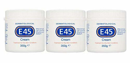 Picture of E45 Dermatological Cream Treatment for Dry Skin Conditions (350g) Pack of 3