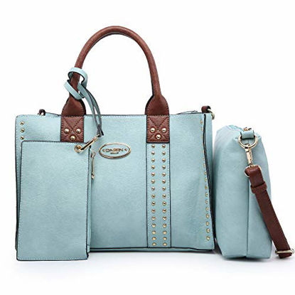 Picture of Women Designer Vegan Leather Handbags Fashion Satchel Bags Shoulder Purses Top Handle Work Bags