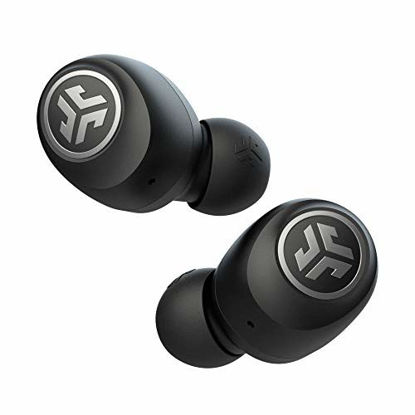 Picture of JLab Go Air True Wireless Bluetooth Earbuds + Charging Case | Black | Dual Connect | IP44 Sweat Resistance | Bluetooth 5.0 Connection | 3 EQ Sound Settings: JLab Signature, Balanced, Bass Boost