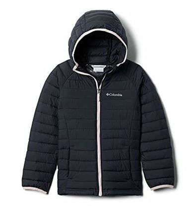 Picture of Columbia Toddler Girls Powder Lite Hooded Jacket, Black, 3T