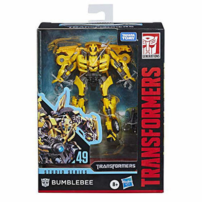 Picture of Transformers Toys Studio Series 49 Deluxe Class Movie 1 Bumblebee Action Figure - Kids Ages 8 & Up, 4.5"