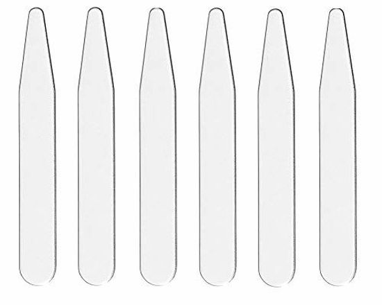 Picture of 20 Count 2.2" 2.5" 2.7" 3" Inch Metal Collar Stays Stainless Steel (3")