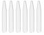 Picture of 20 Count 2.2" 2.5" 2.7" 3" Inch Metal Collar Stays Stainless Steel (3")