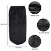 Picture of Long Satin Bonnet Sleep Cap,Black Extra Large Silk Bonnet for Natural Hair, Bonnets for Women Night Sleep,Wide Elastic Band, Very Soft & Comfortable (black)