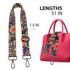 Picture of Adjustable Purse Strap Crossbody - Shoulder Bag Straps with Metal Buckles and Hooks Replacement - Adjustable Strap for Purse - Canvas Bag, Handbag, Crossbody Strap Replacement Belts for Bags