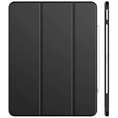Picture of JETech Case for iPad Pro 12.9-Inch (2020/2018 Model, 4th/3rd Generation), Compatible with Pencil, Cover Auto Wake/Sleep (Black)