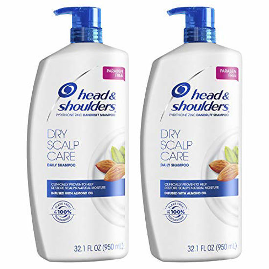 Picture of Head and Shoulders Shampoo, Anti Dandruff Treatment, Dry Scalp Care, 32.1 fl oz, Twin Pack