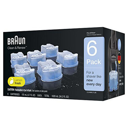 Picture of Braun Clean & Renew Refill Cartridges, 6 Count, Pack of 1
