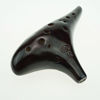 Picture of "Mountain Echo" 12 Hole Alto C Ocarina,Stawfired Burning, Unique Design and Well Tuned, Comfortable to Hold and Play (Stawfired)