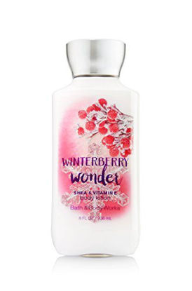 Picture of Bath and Body Works Shea and Vitamin E Lotion Winterberry Wonder 8 Ounce Full Size