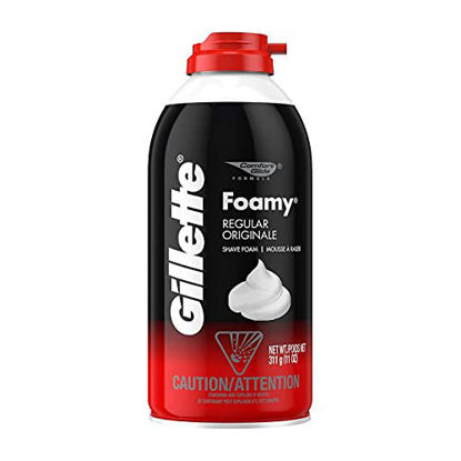 Picture of Gillette Foamy Shaving Cream, Regular - 11 oz - 2 pk