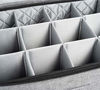 Picture of Wine Glass Storage, Holds 12 Red or White Wine Glasses, Fully-Padded Inside with Hard Top and Sides (Pack of 1, Grey)