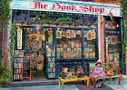 Picture of Ravensburger The Bookshop Puzzle 1000 Piece Jigsaw Puzzle for Adults - Every piece is unique, Softclick technology Means Pieces Fit Together Perfectly
