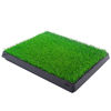 Picture of Dog Potty home Training Toilet Pad Grass Surface Pet Park Mat Outdoor Indoor