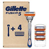 Picture of Gillette Fusion5 Mens Razor, 1 Gillette Razor Handle Plus 4 Five-Bladed Cartridge Refills