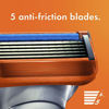 Picture of Gillette Fusion5 Mens Razor, 1 Gillette Razor Handle Plus 4 Five-Bladed Cartridge Refills