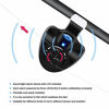 Picture of 4 Pcs Black Electronic LED Light Fishing Bite Sound Alarm Alert Bell Clip On Fishing Rod