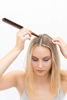 Picture of Double Sided Teasing Brush - Boar & Nylon Bristle Teaser Comb with Rat Tail Pick for Hair Sectioning for Edge Control, Backcombing, Smoothing, and Styling Thin & Fine Hair to Create Volume