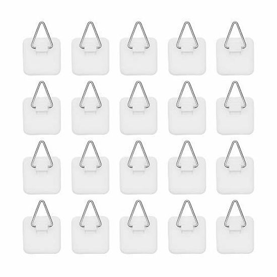 Picture of Artliving 1.25 Inch Invisible Adhesive Plate Hanger Set Vertical Plate Holders for the wall (20 pack)