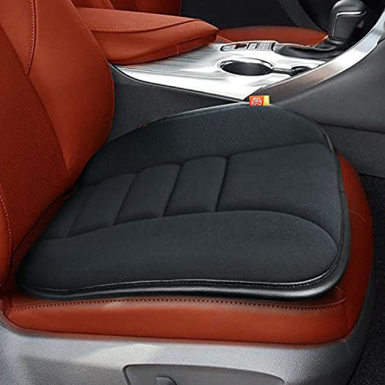 Picture of RaoRanDang Thick Seat Cushion Memory Foam Car Seat Cushion Pad for Car Driver Seat Office Chair, Thickened Black