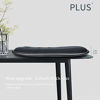 Picture of RaoRanDang Thick Seat Cushion Memory Foam Car Seat Cushion Pad for Car Driver Seat Office Chair, Thickened Black