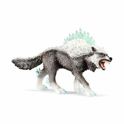 Picture of Schleich Eldrador, Eldrador Creatures, Action Figures for Boys and Girls 7-12 years old, Snow Wolf