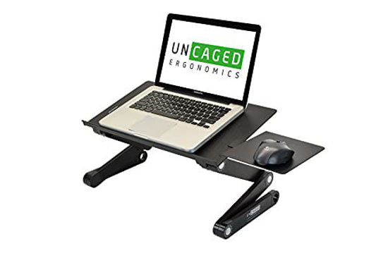 Folding desk pro shop with mouse pad