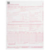 Picture of 500 CMS-1500 Claim Forms - Current HCFA 02/2012 Version"New Version"- Forms Will line up with Billing Software and Laser Compatible- 500 Sheets - 8.5'' x 11