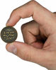 Picture of Romantic Love Expression Antique Gold Plated Pocket Coin for Date Night, You are My True Love, & The Best Thing That Ever Happened to Me, Love Gift for Men & Women, from Him or Her