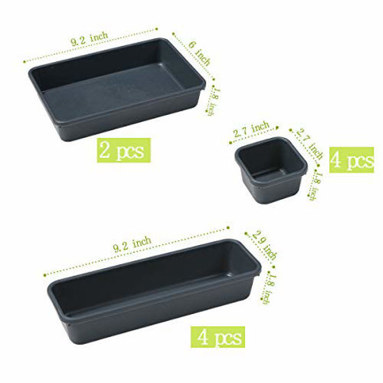 GetUSCart- Backerysupply Interlocking Desk Drawer Organizer Separators ...