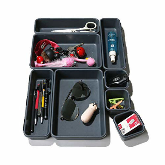 GetUSCart- Backerysupply Interlocking Desk Drawer Organizer Separators ...