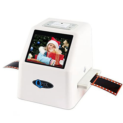 Picture of Film Negative Scanner 22 MP 110 135 126KPK Super 8 Negative Photo Scanner 35mm Slide Film Scanner Digital Film Converter High Resolution 22MP 2.4" LCD(White)
