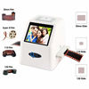 Picture of Film Negative Scanner 22 MP 110 135 126KPK Super 8 Negative Photo Scanner 35mm Slide Film Scanner Digital Film Converter High Resolution 22MP 2.4" LCD(White)