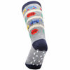 Picture of 6 Pairs Toddler Boy Non Skid Socks Knee High Cotton with Grips, Baby Boys Anti-skid Socks (3-5 Years, 6 Pairs)