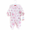 Picture of Hudson Baby Unisex Baby Cotton Preemie Sleep and Play, Basic Pink Floral