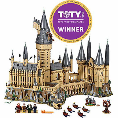 Picture of LEGO Harry Potter Hogwarts Castle 71043 Castle Model Building Kit with Harry Potter Figures Gryffindor, Hufflepuff, and More (6,020 Pieces)