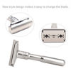 Picture of Safety Shaving Razor Set, River Lake RZ700 Long Handle Stainless Adjustable Double Edge Classic Safety Shaver Razor (Razor with Protective Case, Black)