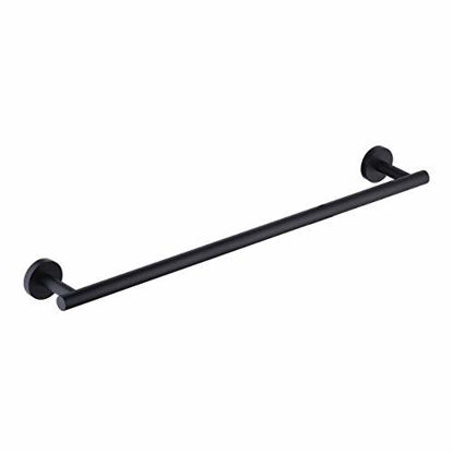 Picture of KES 23.6 Inches Matte Black Towel Bar for Bathroom Kitchen Hand Towel Holder Dish Cloths Hanger SUS304 Stainless Steel RUSTPROOF Wall Mount No Drill, A2000S60DG-BK