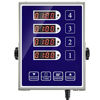 Picture of YOOYIST Commercial 4 Channels Kitchen Timers Restaurant Timer Loud Alarm Cooking Reminder Stainless Steel Clear Display for Multiple Events