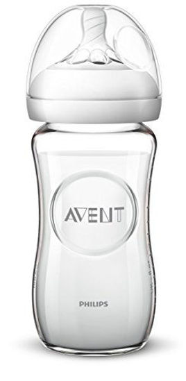 Picture of Philips AVENT Natural Glass Baby Bottle, Clear, 8 Oz