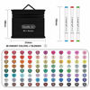 Picture of Shuttle Art 88 Colors Dual Tip Alcohol Based Art Markers, 88 Colors plus 1 Blender Permanent Marker Pens Highlighters with Case Perfect for Illustration Adult Coloring Sketching and Card Making