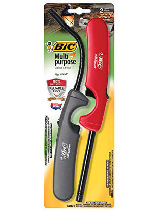 Picture of BIC Multi-Purpose Classic Edition Lighter & Flex Wand Lighter, 2-Pack (Colors May Vary)