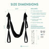 Picture of UpCircleSeven Aerial Yoga Swing Set Ceiling Mount Accessories, Black