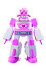 Picture of Super Wings - 7" Dizzy's Rescue Tow with 2" Pink Transform-a-Bot Mini Figure| Transforming Airplane Toy Vehicle Set | Preschool Toy for 3 4 5 Year Old Boys and Girls | Birthday Gift for Pretend Play,US720314