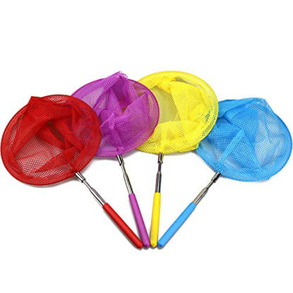 Kids Fishing Net Rainbow Telescopic Butterfly Net Insect Catching Nets For Children  Catching Insects Bug Small Fish Tools - Realistic Reborn Dolls for Sale