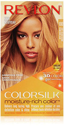 Picture of Revlon Colorsilk Moisture Rich Hair Color, Light Golden Blonde No. 100, 1 Count