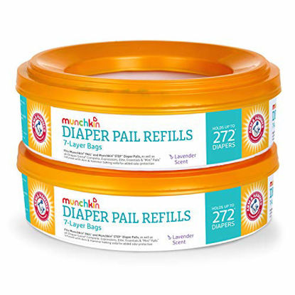 Picture of Munchkin Arm & Hammer Diaper Pail Refill Rings, 544 Count, 2 Pack (272 Count Each)