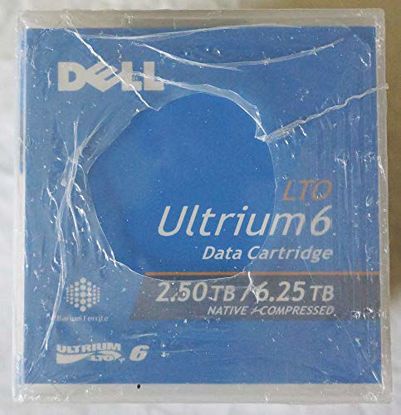 Picture of Dell LTO-6 Tape 2.5tb/6.25tb, Dell Lto-6 Ultrium, Part # 342-5450/ 3w22t
