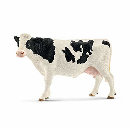 Picture of SCHLEICH Farm World, Animal Figurine, Farm Toys for Boys and Girls 3-8 Years Old, Holstein Cow
